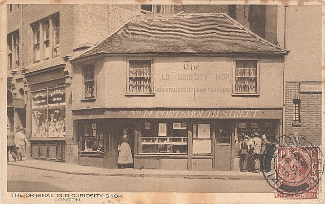 The Old Curiosity Shop Charles Dickens Roman Ansichtskarte